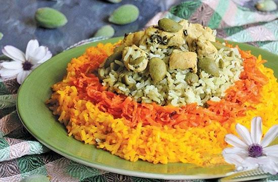 پلو چغاله و مرغ؛ غذای خوشمزه بهاری