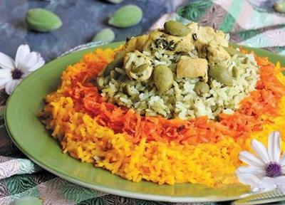 پلو چغاله و مرغ؛ غذای خوشمزه بهاری