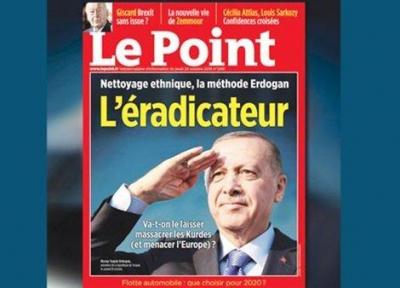 جنجال در پی انتشار عکس اردوغان روی مجله فرانسوی، آنکارا: کردها وکیل نمی خواهند،دوره استعمار گذشت
