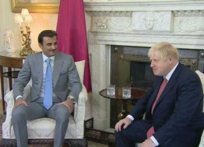 خبرنگاران گفت وگوی کرونایی نخست وزیر انگلیس با امیر قطر