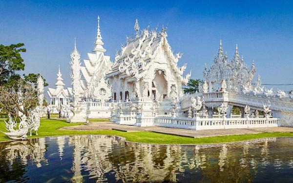 معبد سفید یا وات رانگ کان (Wat Rong Khun) در تایلند