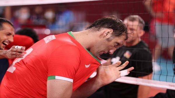 مهرزاد امتیازآورترین بازیکن ملاقات والیبال نشسته ایران ، برزیل