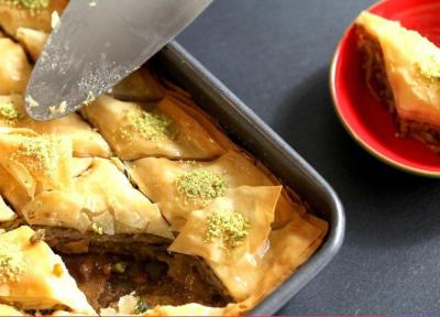 طرز تهیه دسر باقلوا