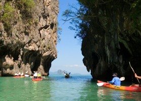 قایق سواری در خلیج Phang Nga پوکت